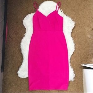 Hot Pink Bodycon dress